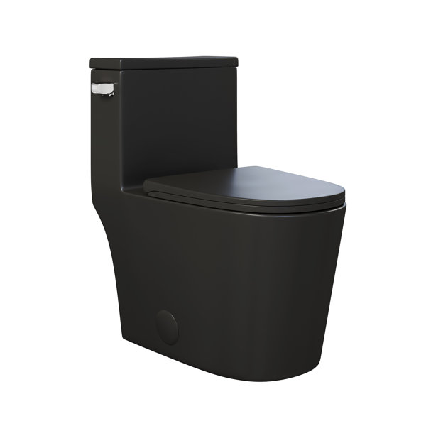 Swiss Madison Dreux One Piece Elongated Toilet Left Side Flush In Matte
